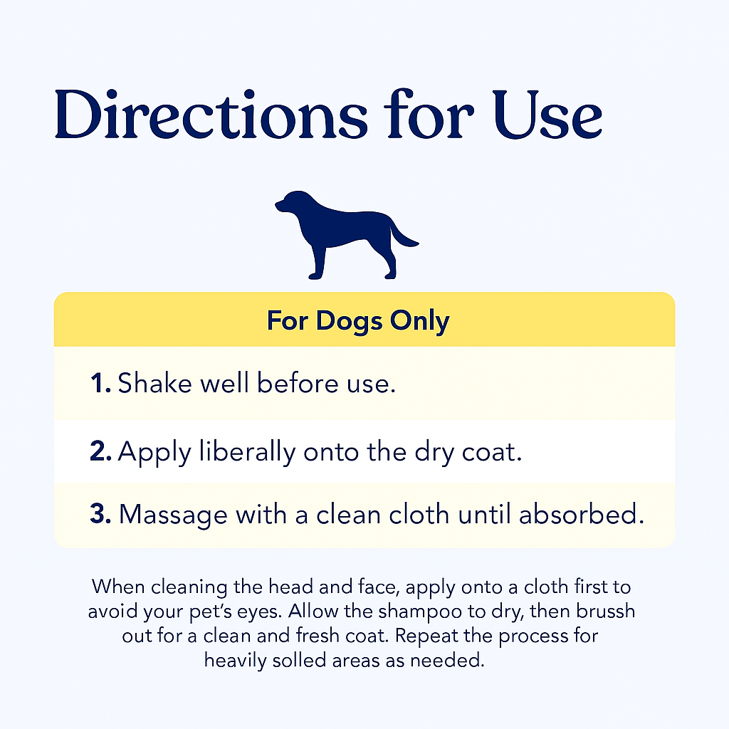 Dog Dry Shampoo
